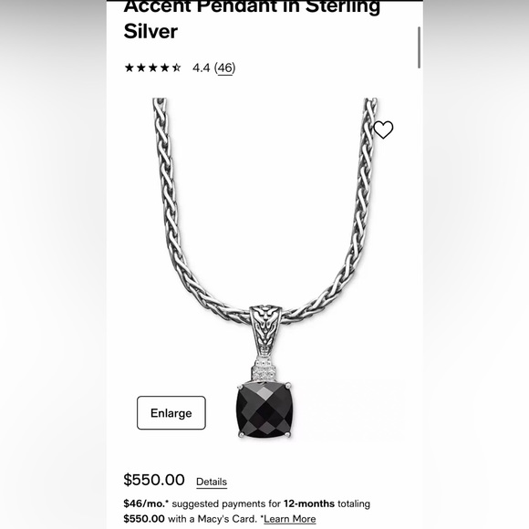 Balissima by EFFY® Onyx and Diamo - Picture 3 of 4